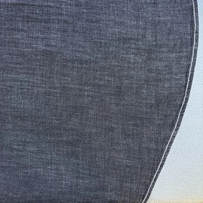 데님 소재 셔츠 다림질 후