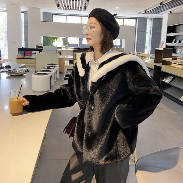 여성 겨울 코디 자켓 털 코트 C17