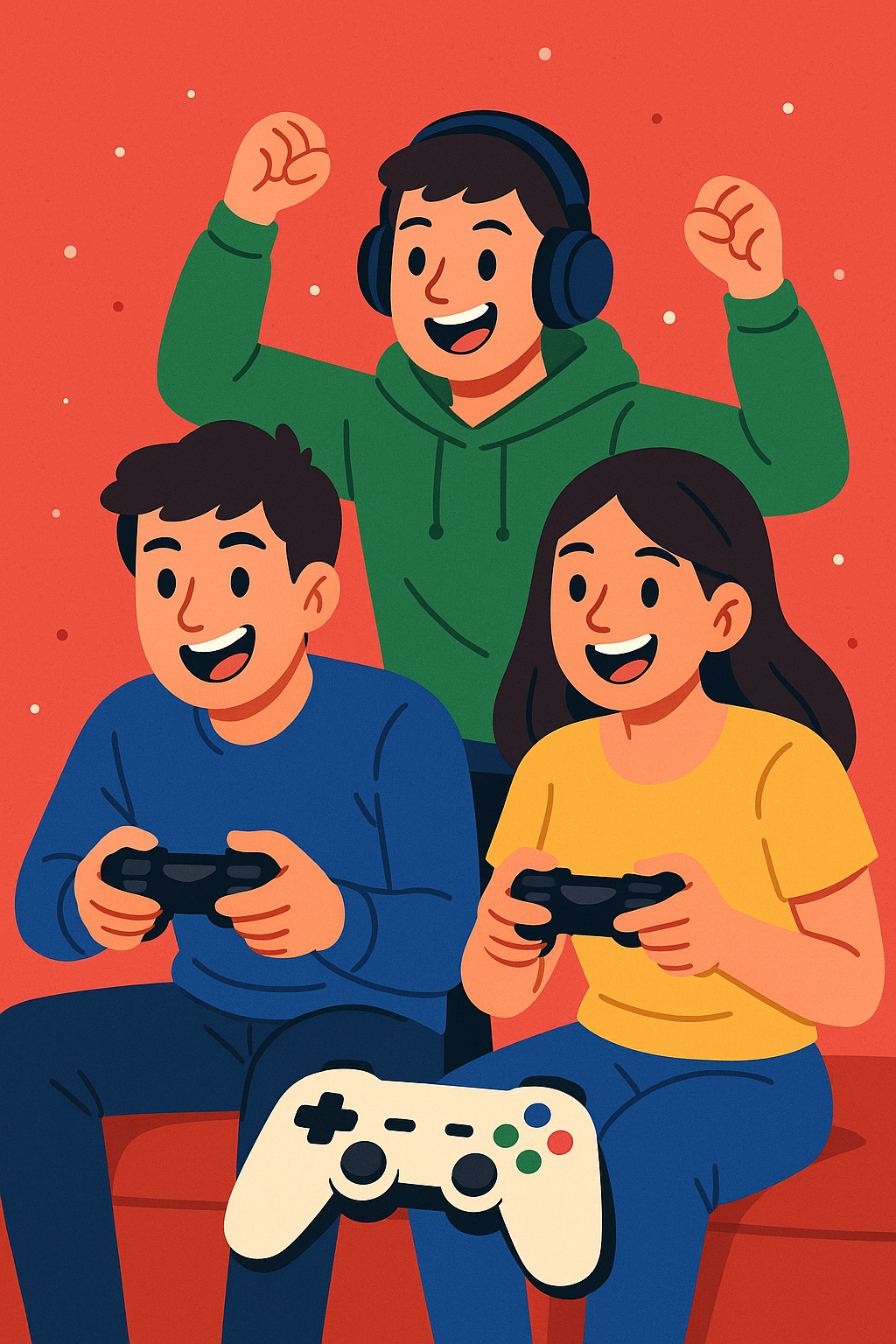 게임하는 아이들 이미지