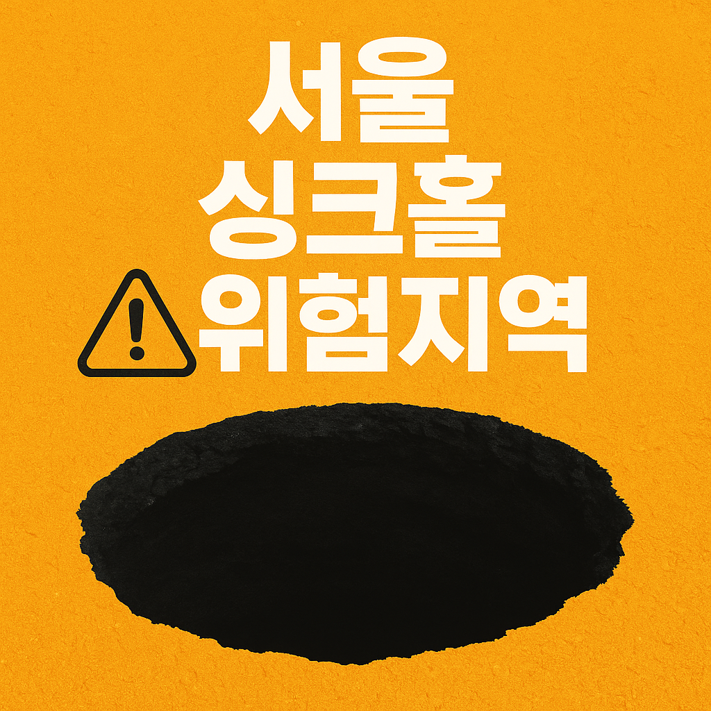 서울 싱크홀 위험지역, 50곳