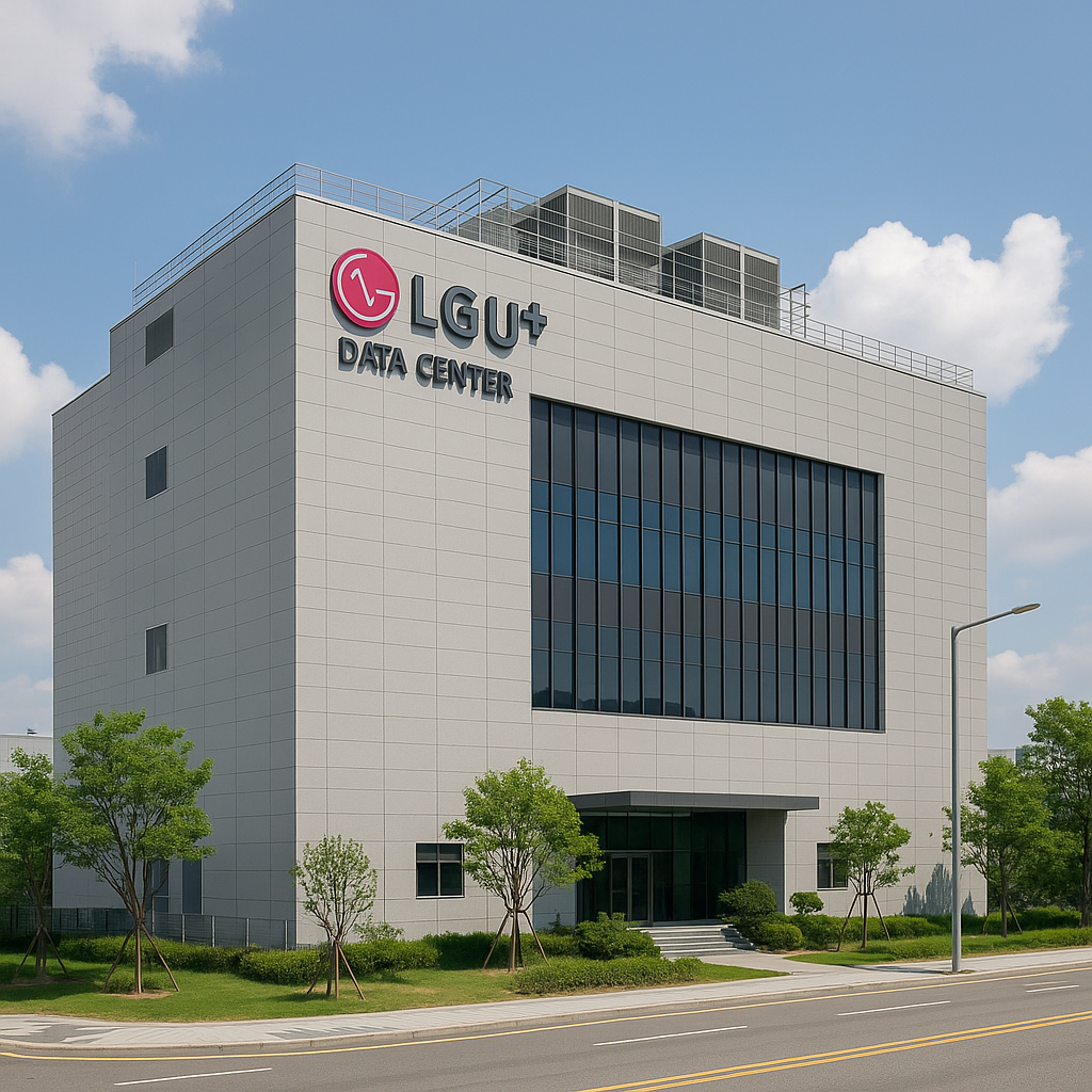 LG유플 IDC 평촌2센터 외부 전경