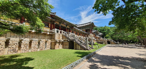 경주, 역사와 전통을 만나는 불국사 전경사진