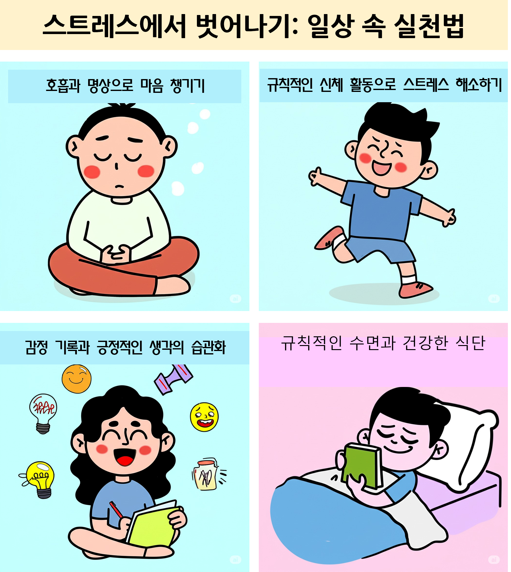 스트레스에서 벗어나기: 일상 속 실천법