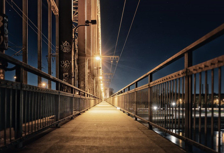 도시 밤의 모습