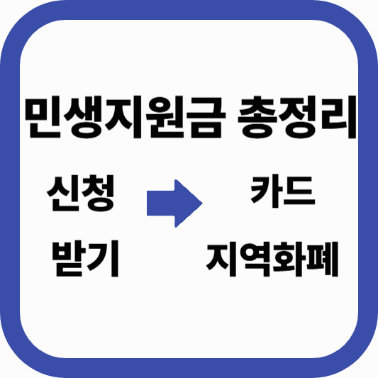 민생회복지원금 신청· 지급 받는법 총정리