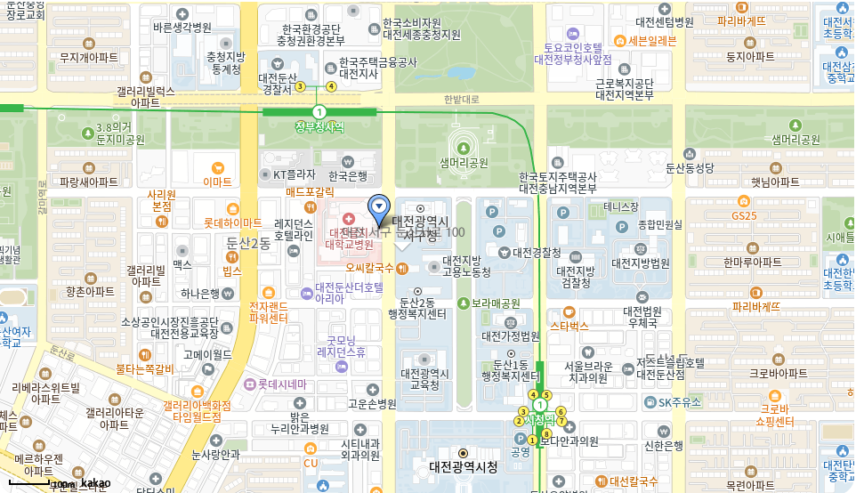 대전서구아트페스티벌 길찾기