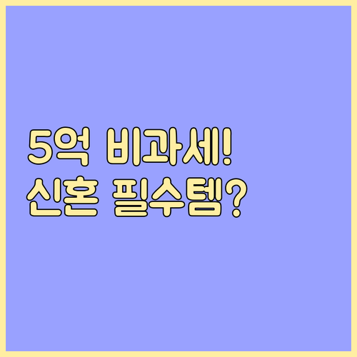 혼인·출산 증여공제: 신혼부부 주택자..