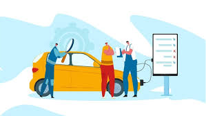 자동차 고장 일러스트