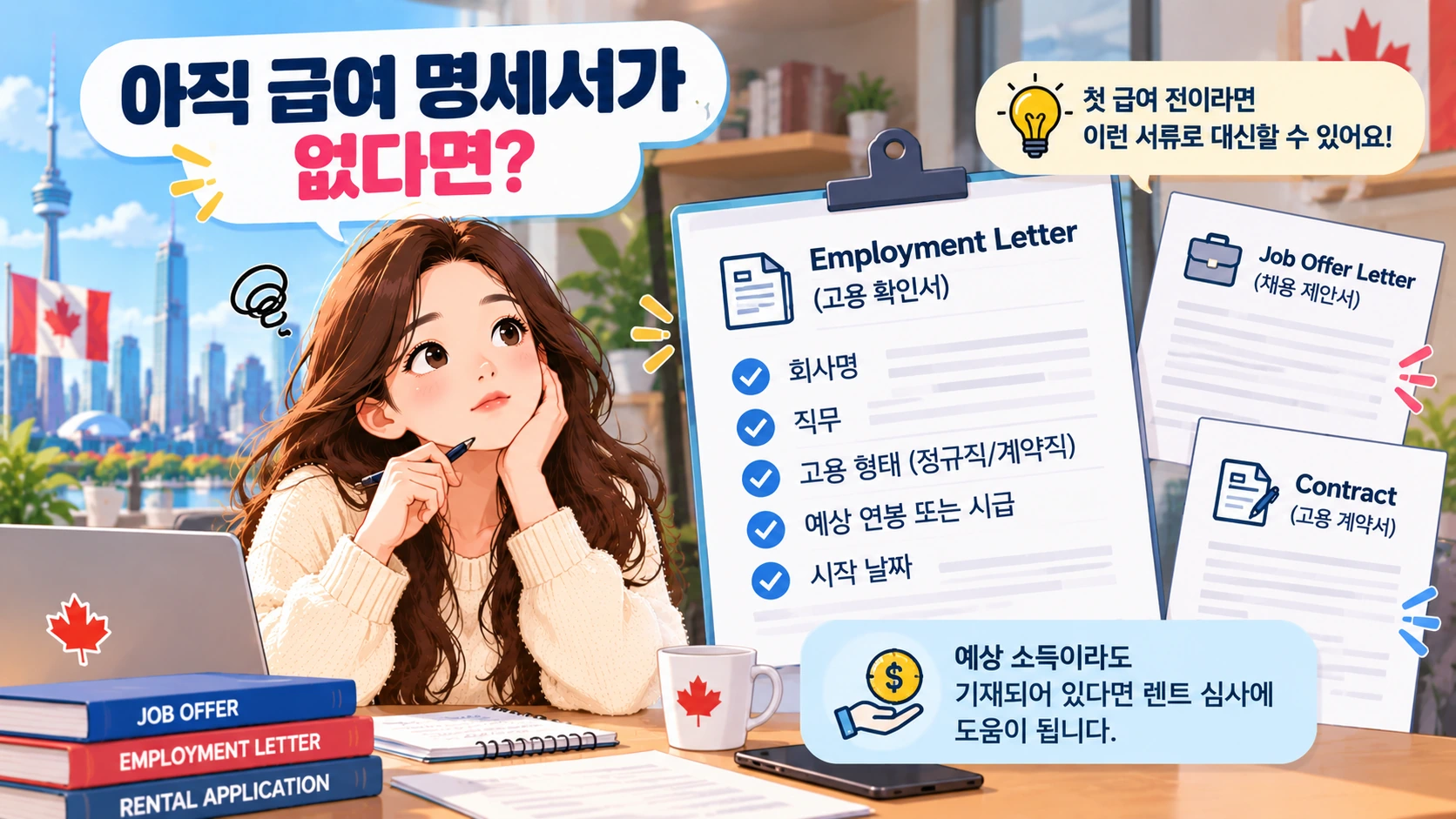 Pay Stub 없을 때 준비하는 고용 관련 서류