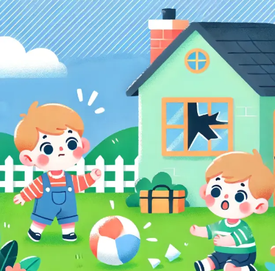 어린이-유리창-파손-장면