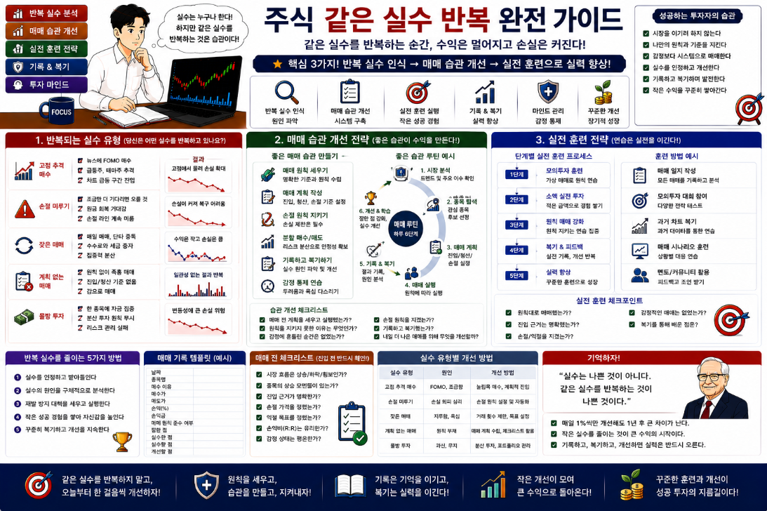 주식 같은 실수 반복