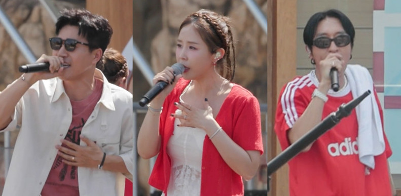 코요태 단체 무대 인사