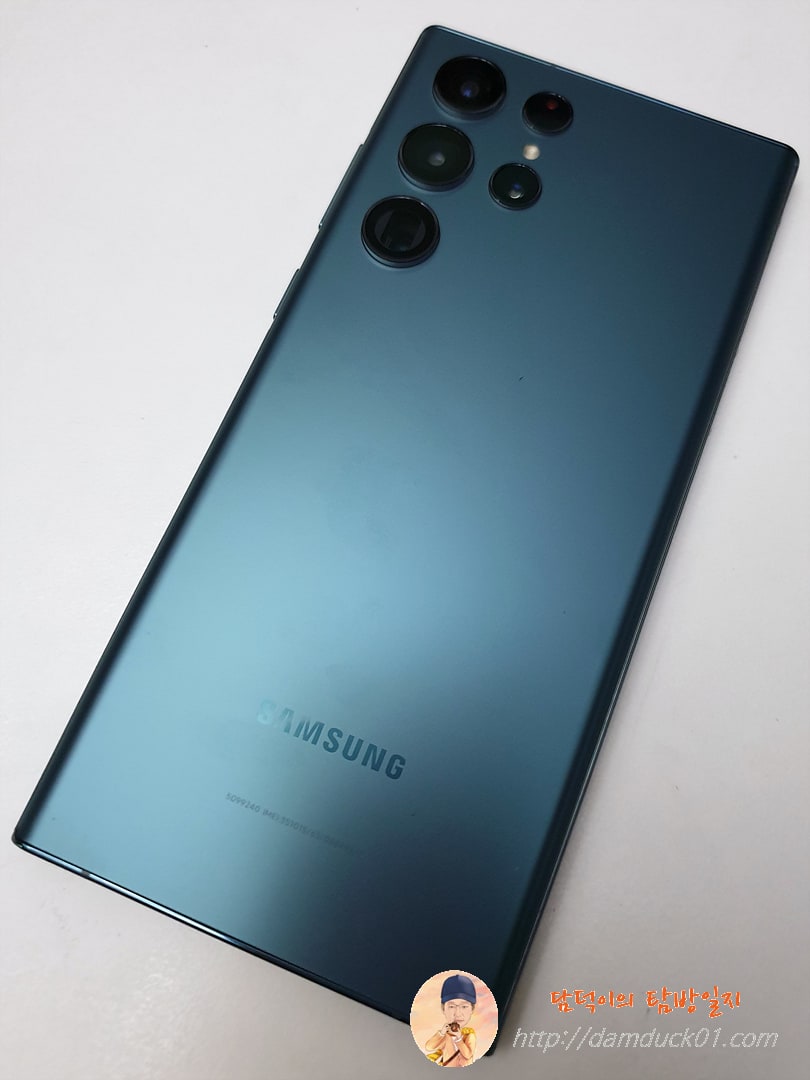 갤럭시 S22 울트라 그린 후면