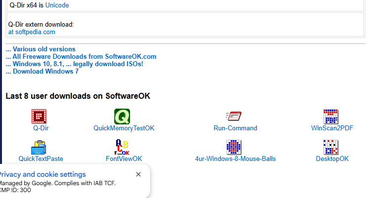 q-dir 다운로드 홈페이지 소개
