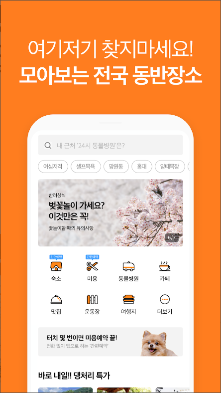 반려생활, 반려동물, 반려인의 필수어플