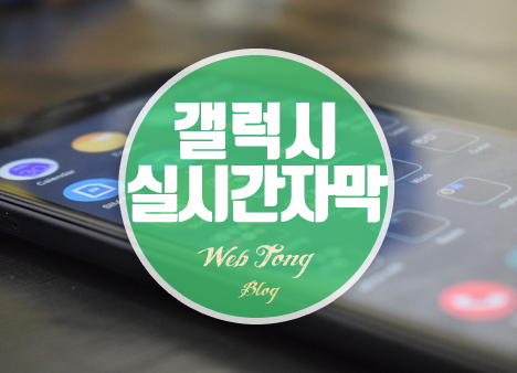 갤럭시 실시간 자막