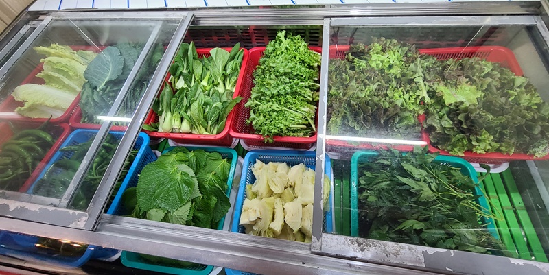 쌈-채소-셀프바