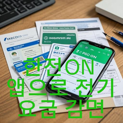 한전ON 앱으로 전기요금 감면 신청