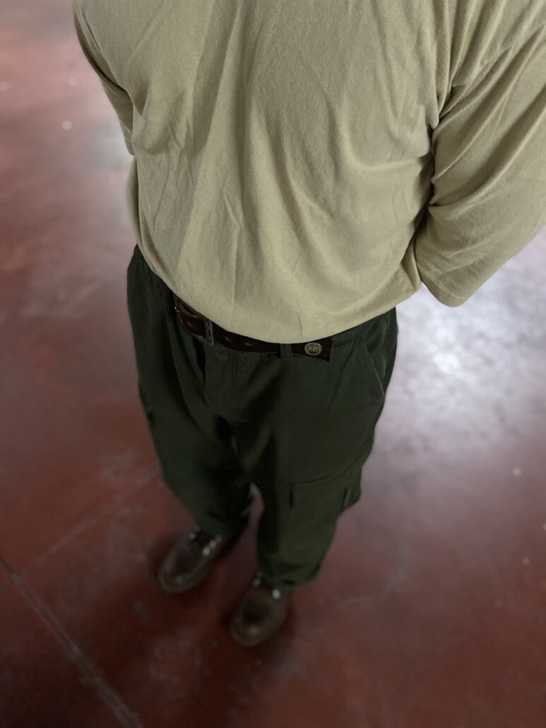 데일리 룩(오뭘입)_AOTT 셔츠, 제멋 칠부반팔티, 프리즘웍스 카고바지, 레드윙 아이언레인저, 리바이스 벨트, 꿀조합코디, OOTD