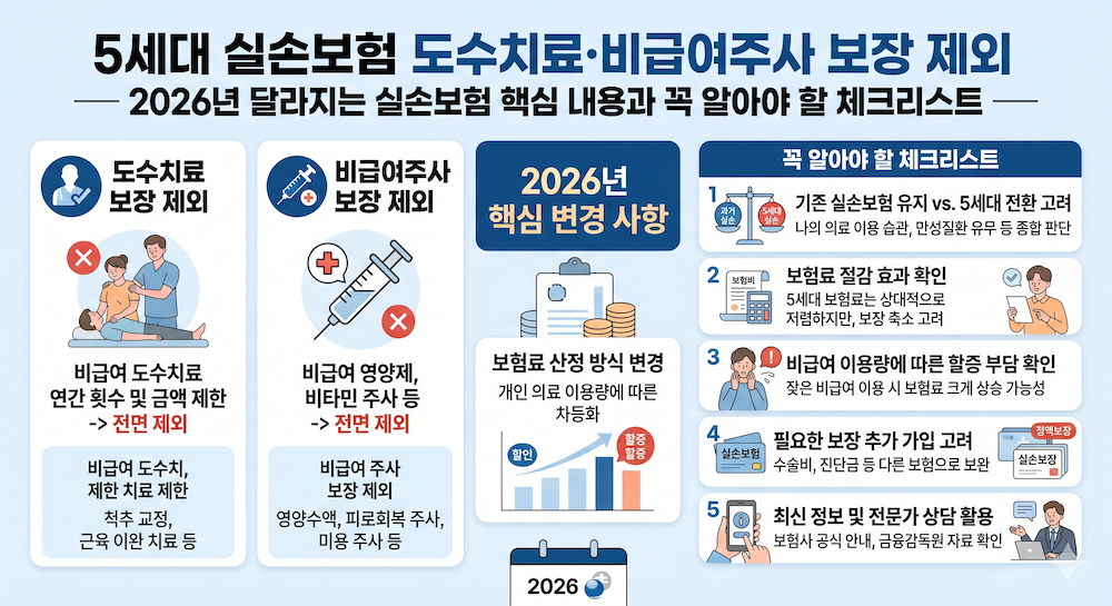 2026년 달라지는 실손보험 핵심 내용과 꼭 알아야 할 체크리스트