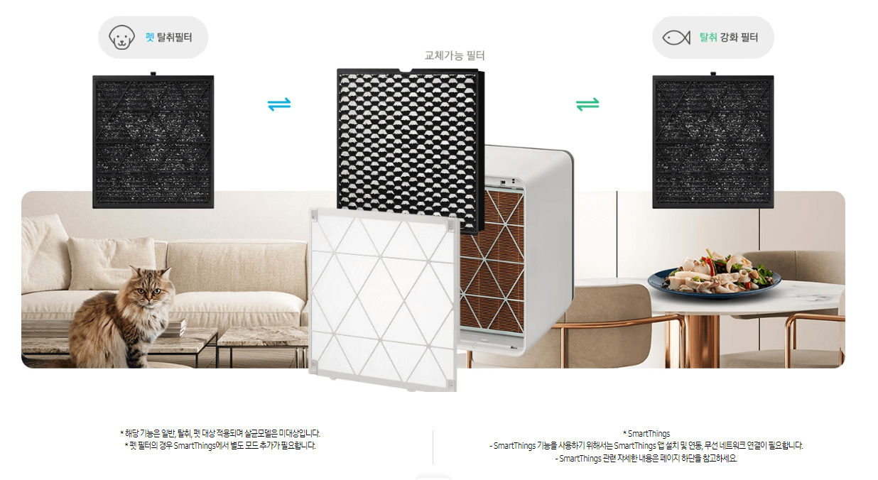 삼성 큐브 AX053CB800SGD 필터