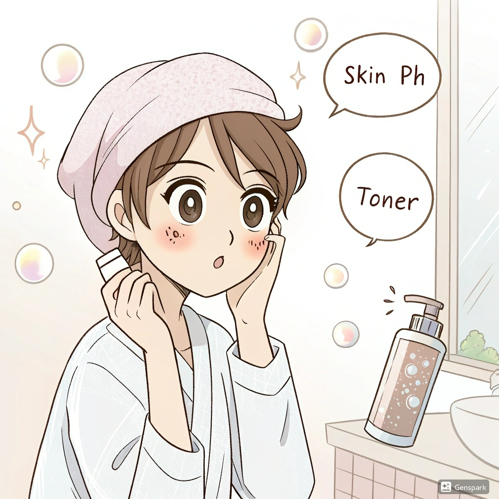 토너로 피부 pH 밸런스 맞추기