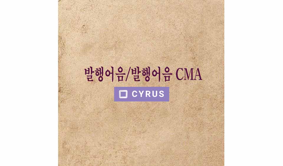 발행어음/발행어음 CMA 개관