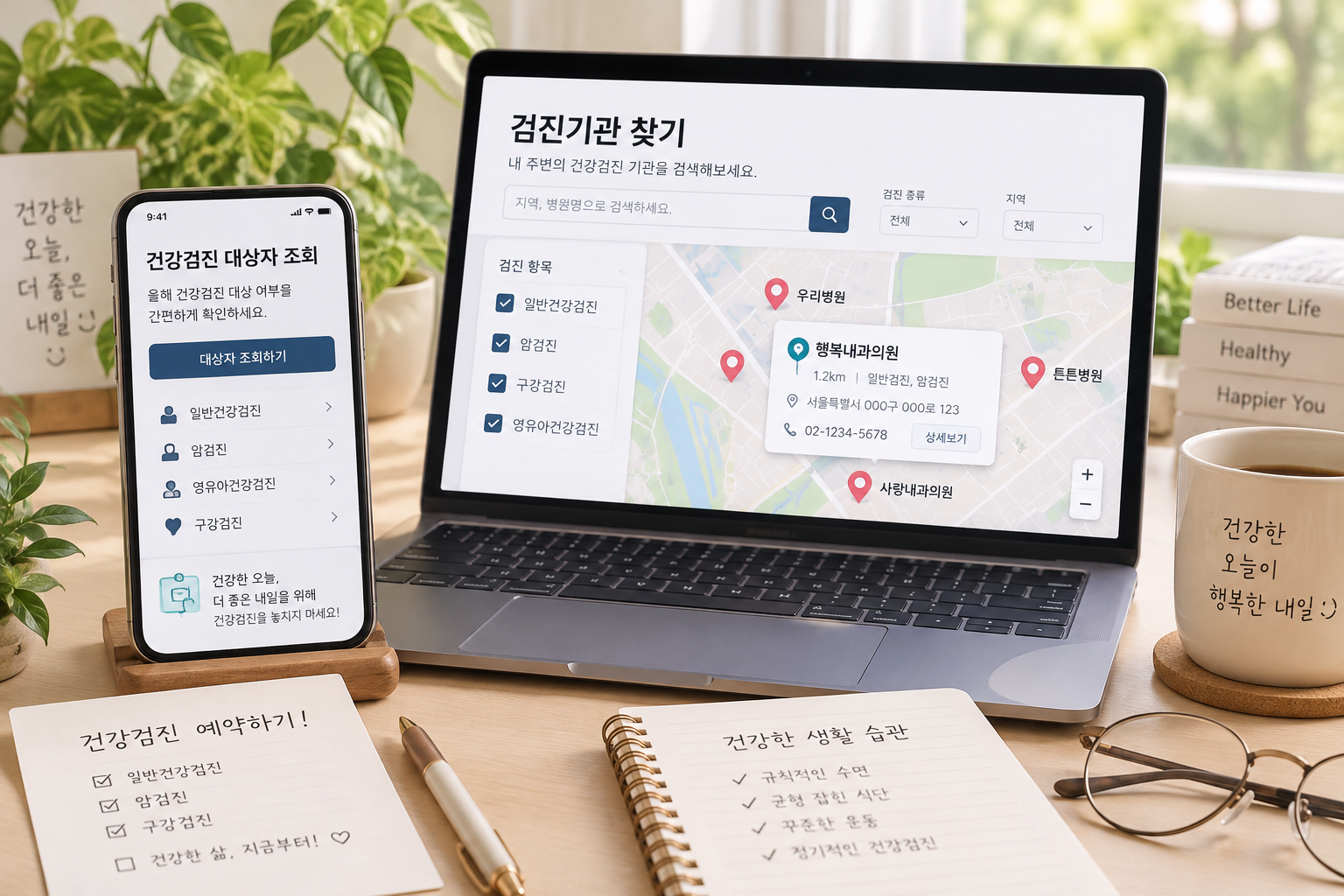 검진기관 찾기