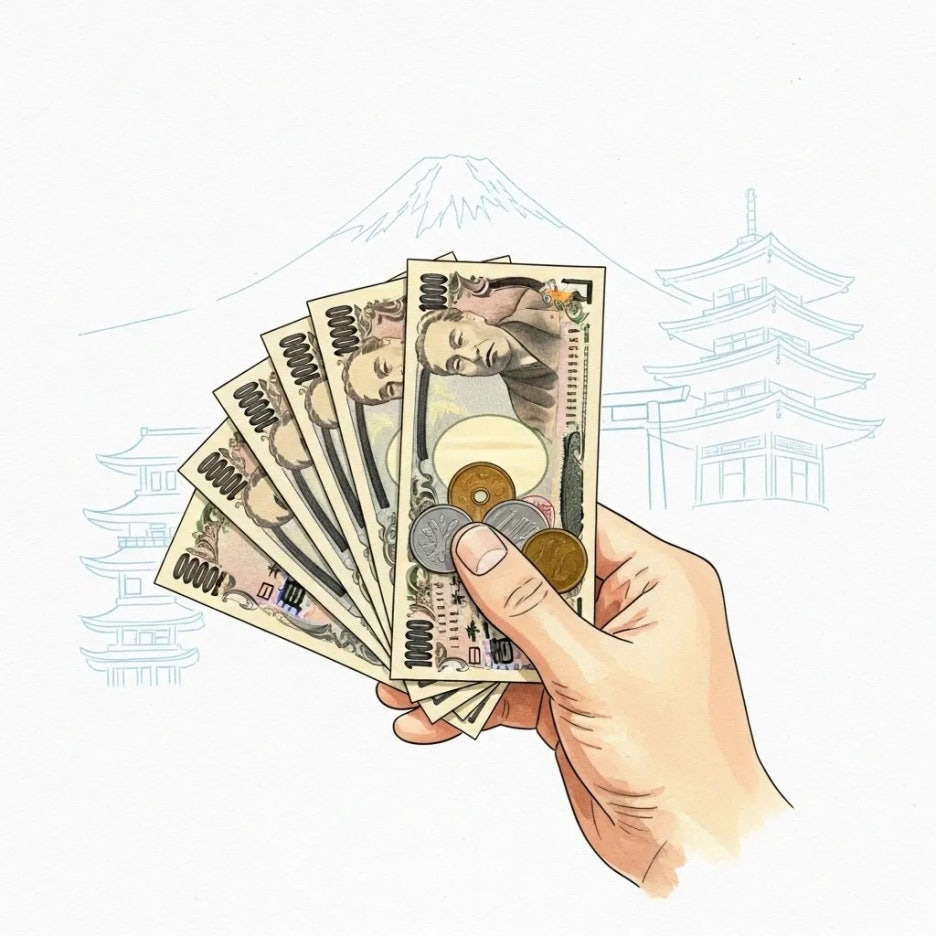 일본 현지에서 엔화를 사용하는 다채로운 모습