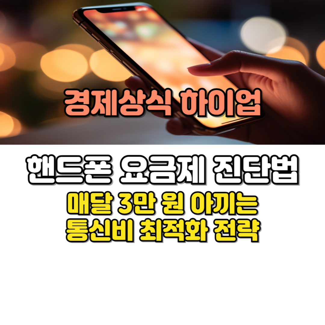 핸드폰 요금제 진단법