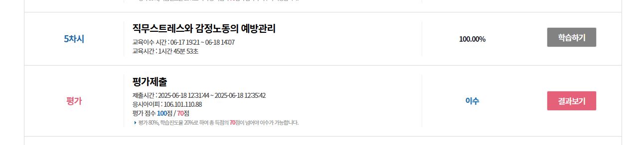 직무스트레스와 감정노동의 예방관리