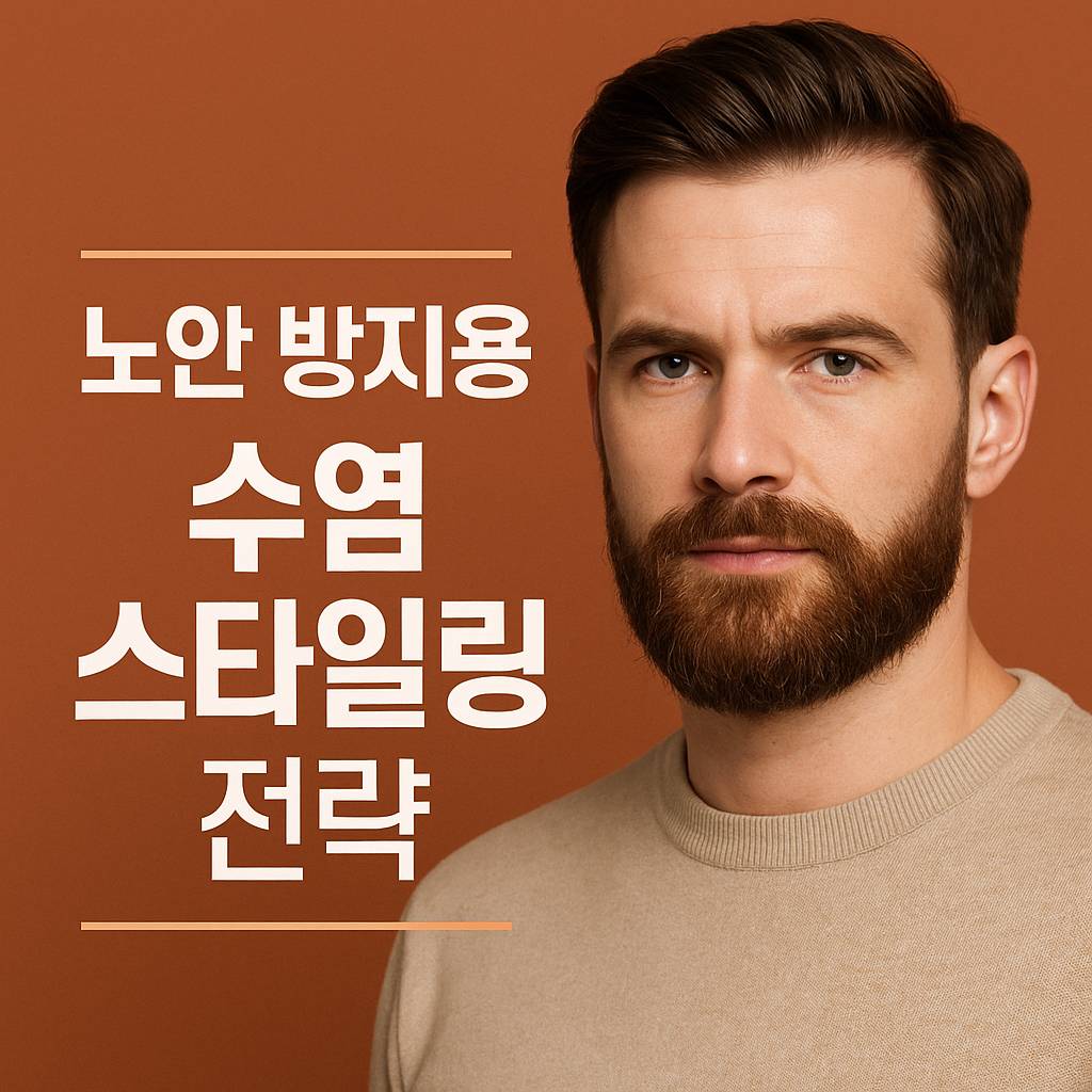 노안 방지용 수염 스타일링 전략