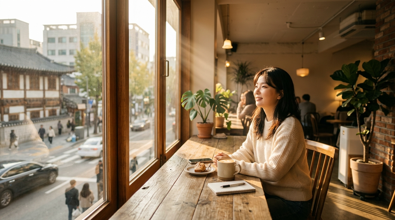 자연광은 공간 분위기를 크게 바꾸기도 합니다