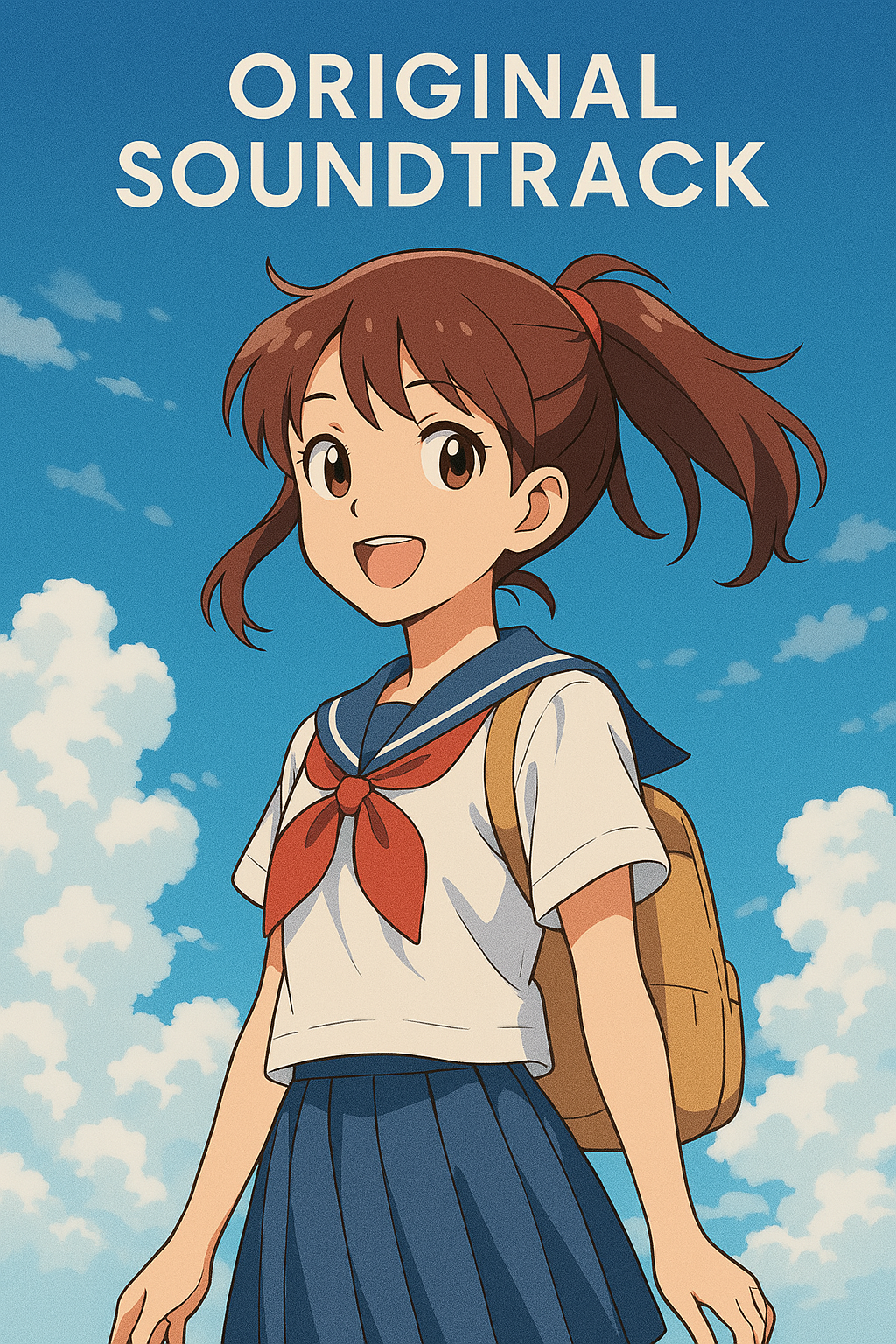 애니메이션 ost 표지느낌의 이미지