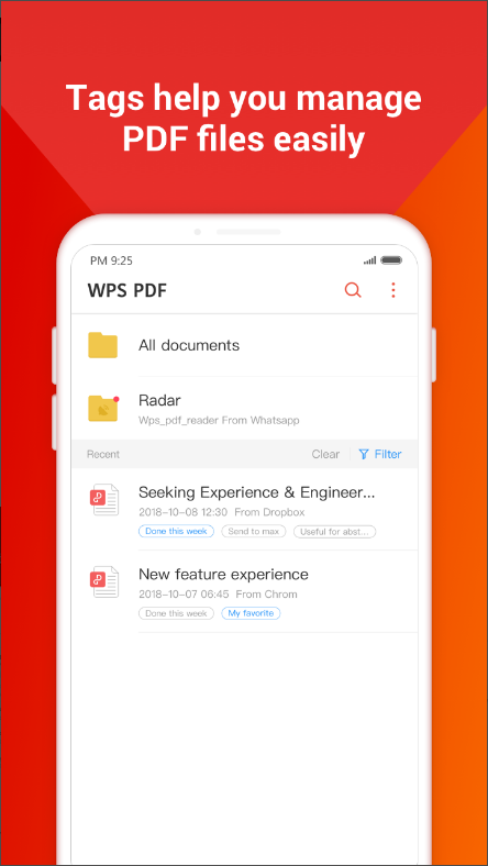 WPS PDF, 무료 PDF 압축, 변환, 읽기