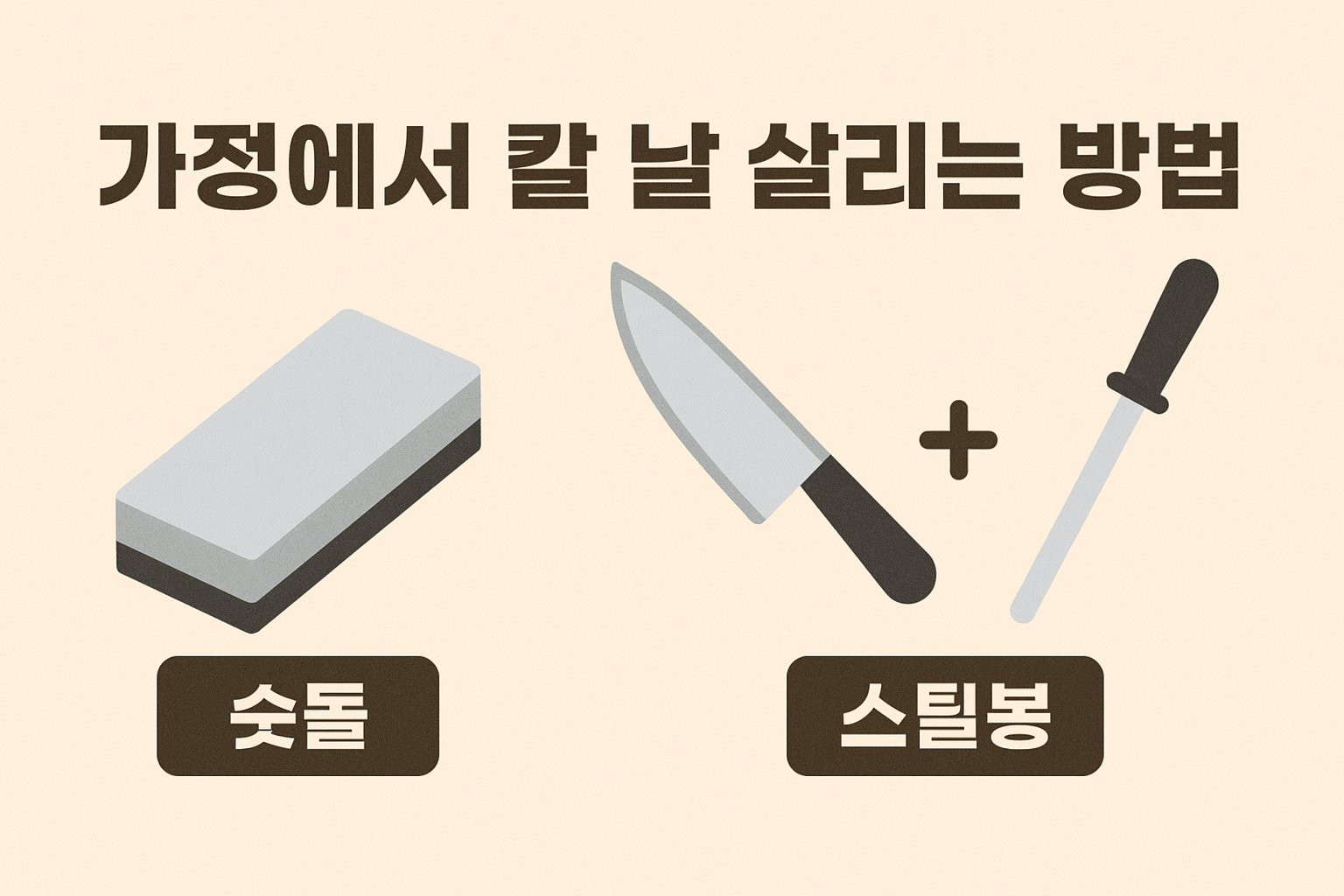 칼날 살리는 방법 사진
