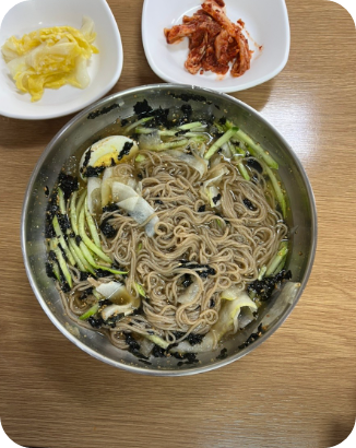 한끼에얼마예요? 메밀막국수 용산