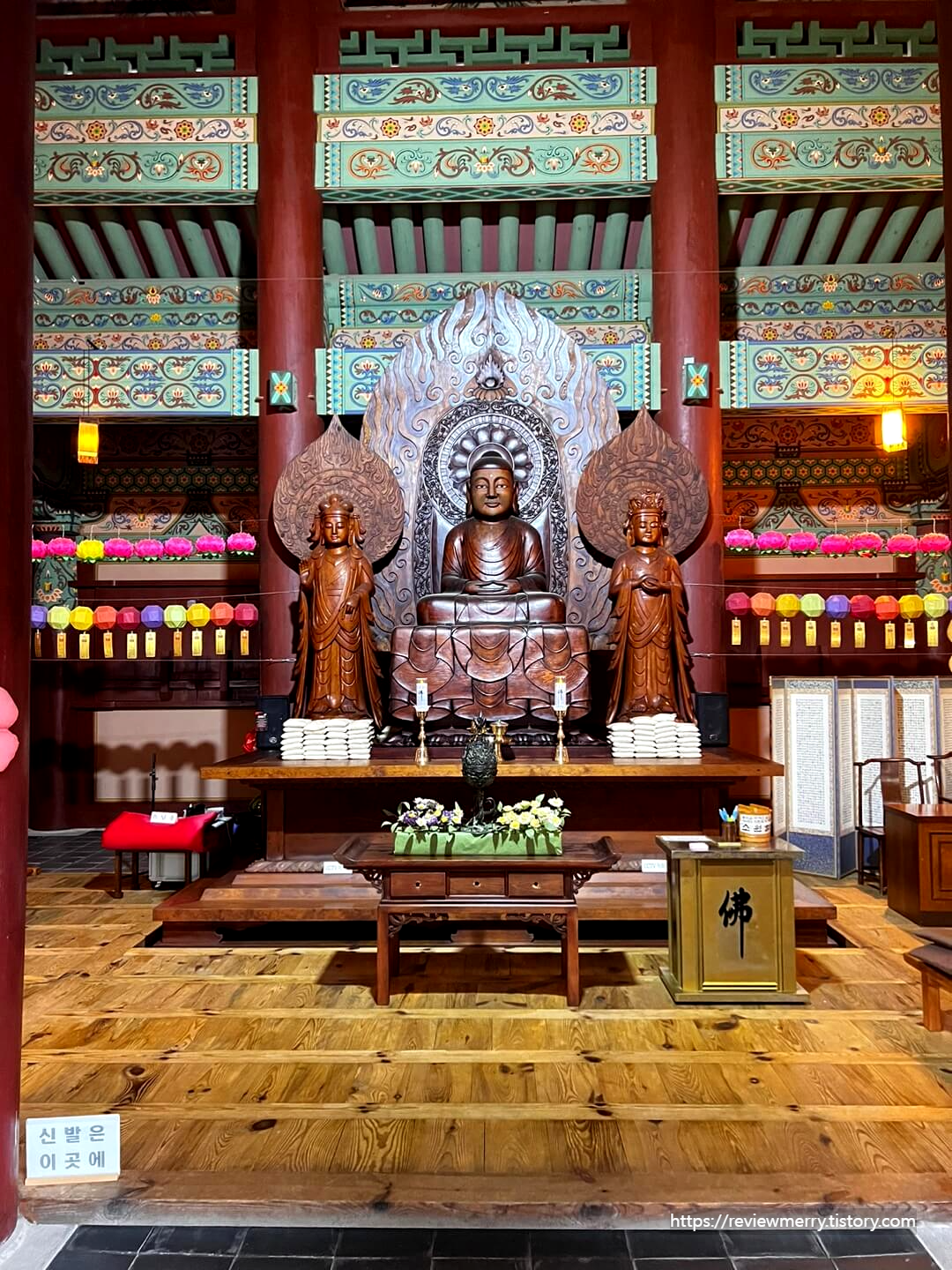 목탑 내부 부처상