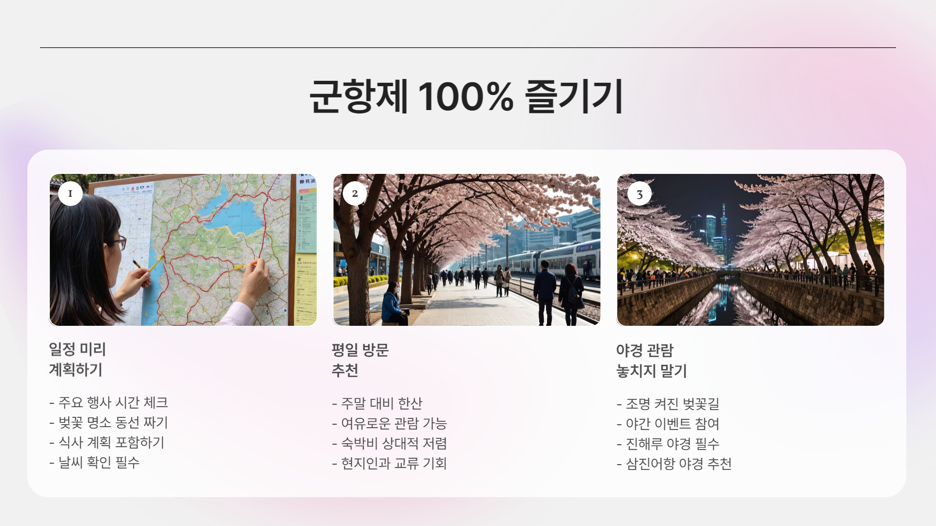 진해 군항제 2025 일정 공개! 벚꽃과 함께하는 봄 축제