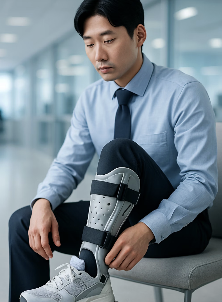 족하수 환자를 위한 단계별 걷기 훈련 방법