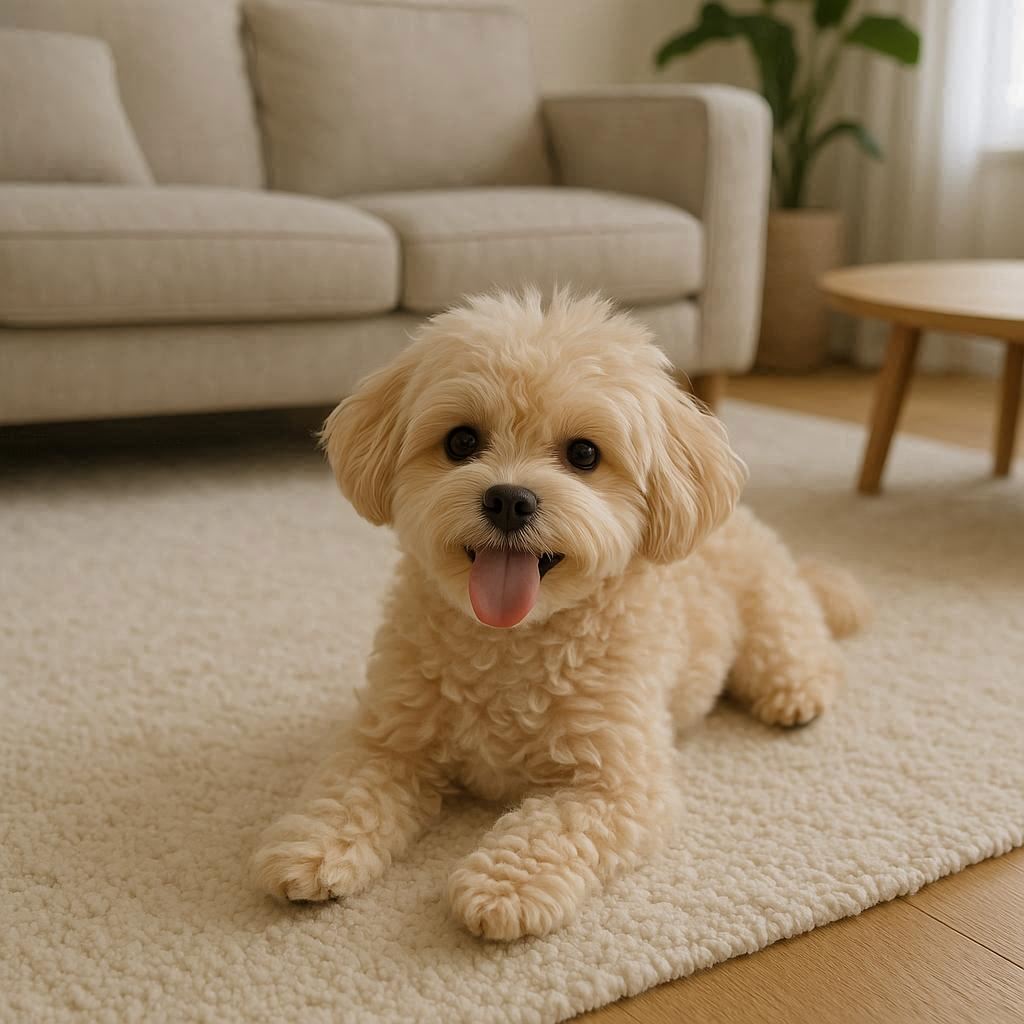 거실에-누워서-헥헥거리고-있는-강아지