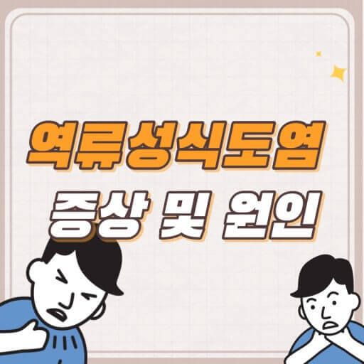 역류성 식도염 증상 및 원인