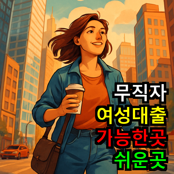 무직자 여성대출 쉬운곳