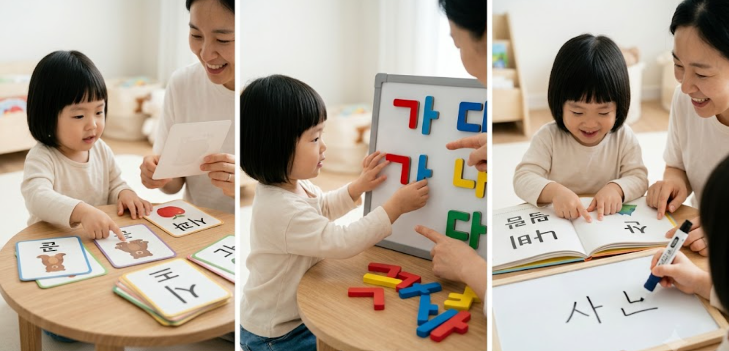 초등 입학 전 효과적인 한글 떼기 단계별 방법