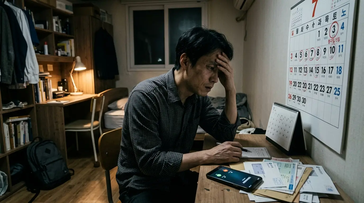 단기-미납-5일-골든타임-급여통장-가압류-고민