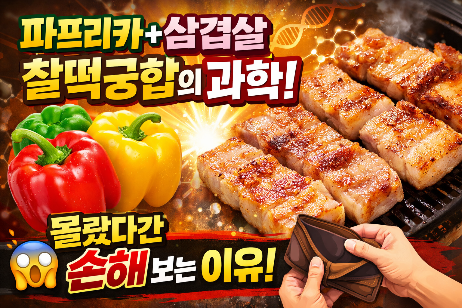 파프리카+삼겹살