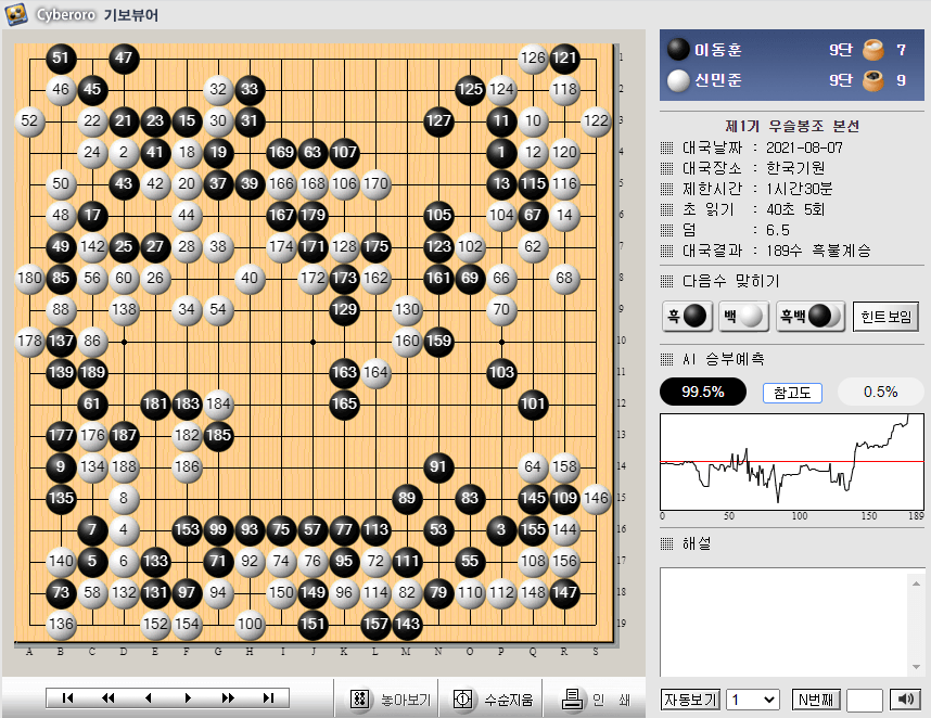 프로-기사님들-바둑-기보감상