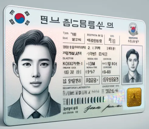 챗gpt가 그려준 운전면허증 그림