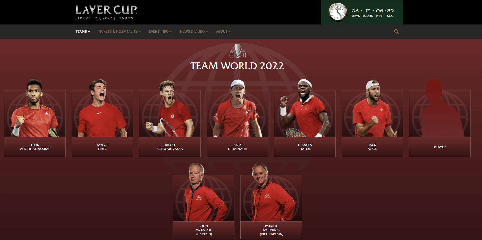 은퇴 선언 테니스 황제 로저 페더러, 레이버 컵 마지막 경기