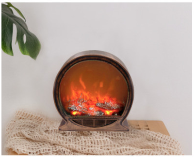 O형 벽난로 무드등